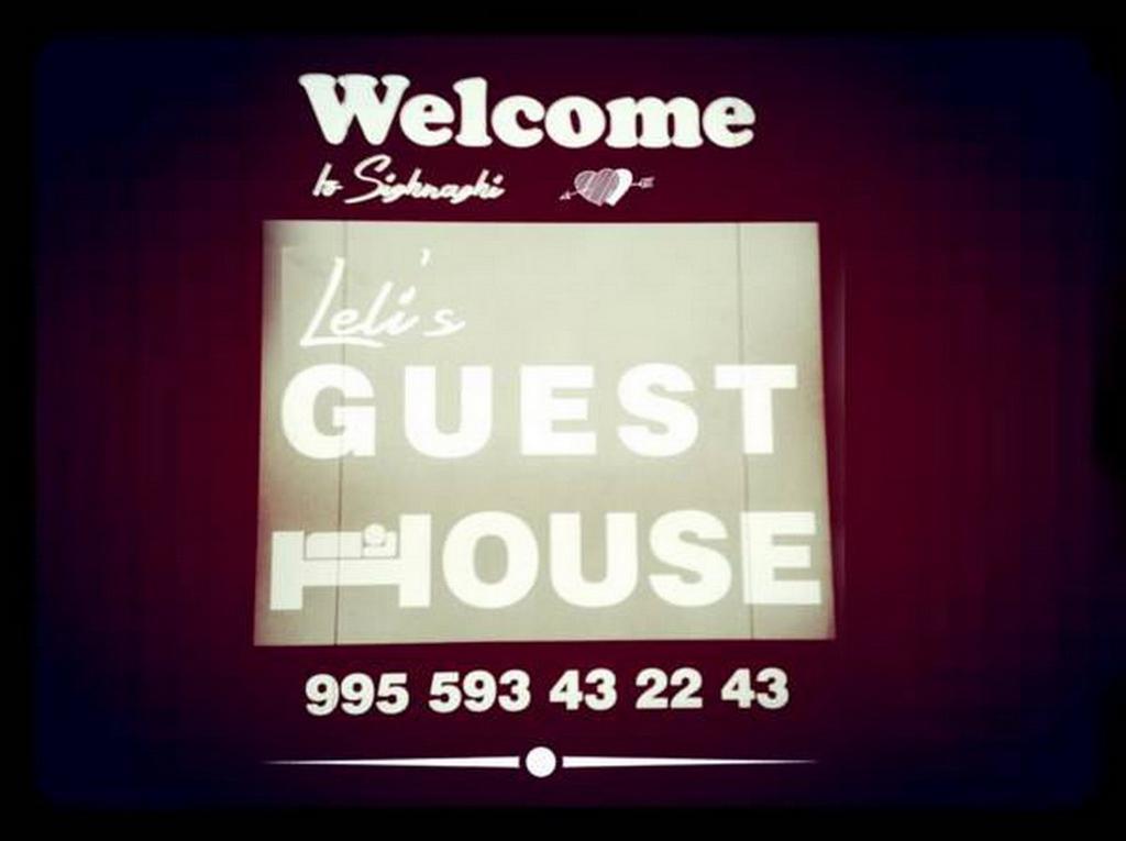 Lelis Guest House Сигнахи Екстериор снимка